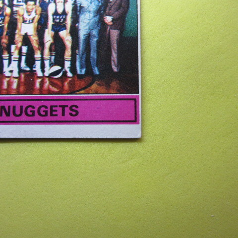 NBA 1975-76 Topps #321 Denver Nuggets_画像7