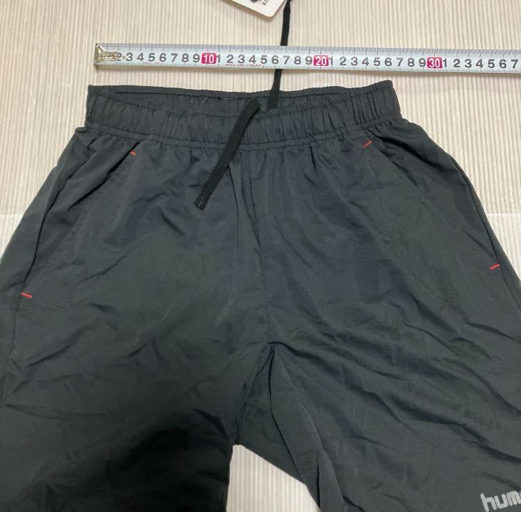 送料無料 新品 hummel ウーブンハーフパンツ プラクティスパンツ 140黒_画像5
