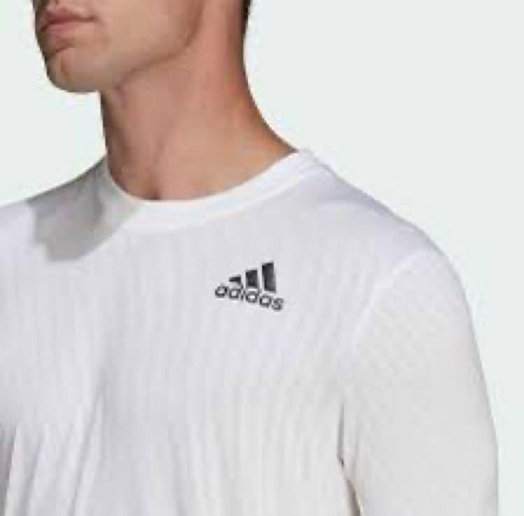 送料無料 新品 adidas テニス フリーリフト 半袖Tシャツ XO_画像3