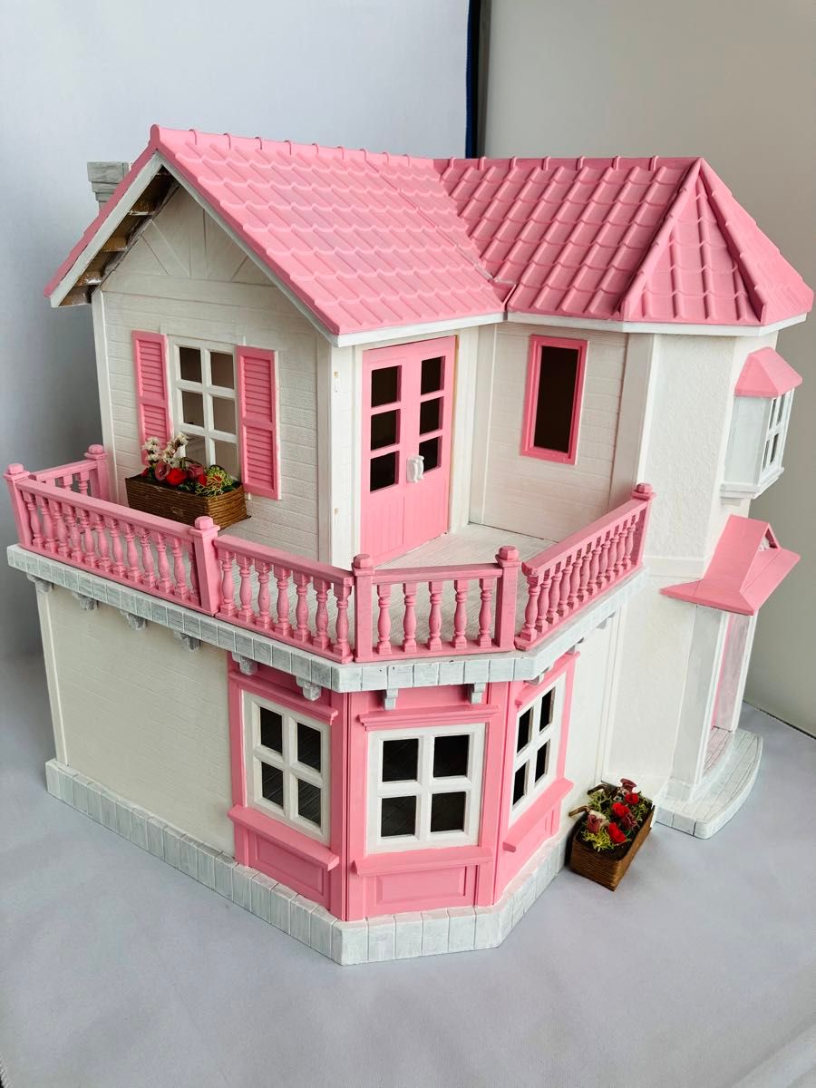 シルバニアファミリー あかりの灯る大きなお家 リペイント シルバニアファミリー あかりの灯る大きなお家 リペイント