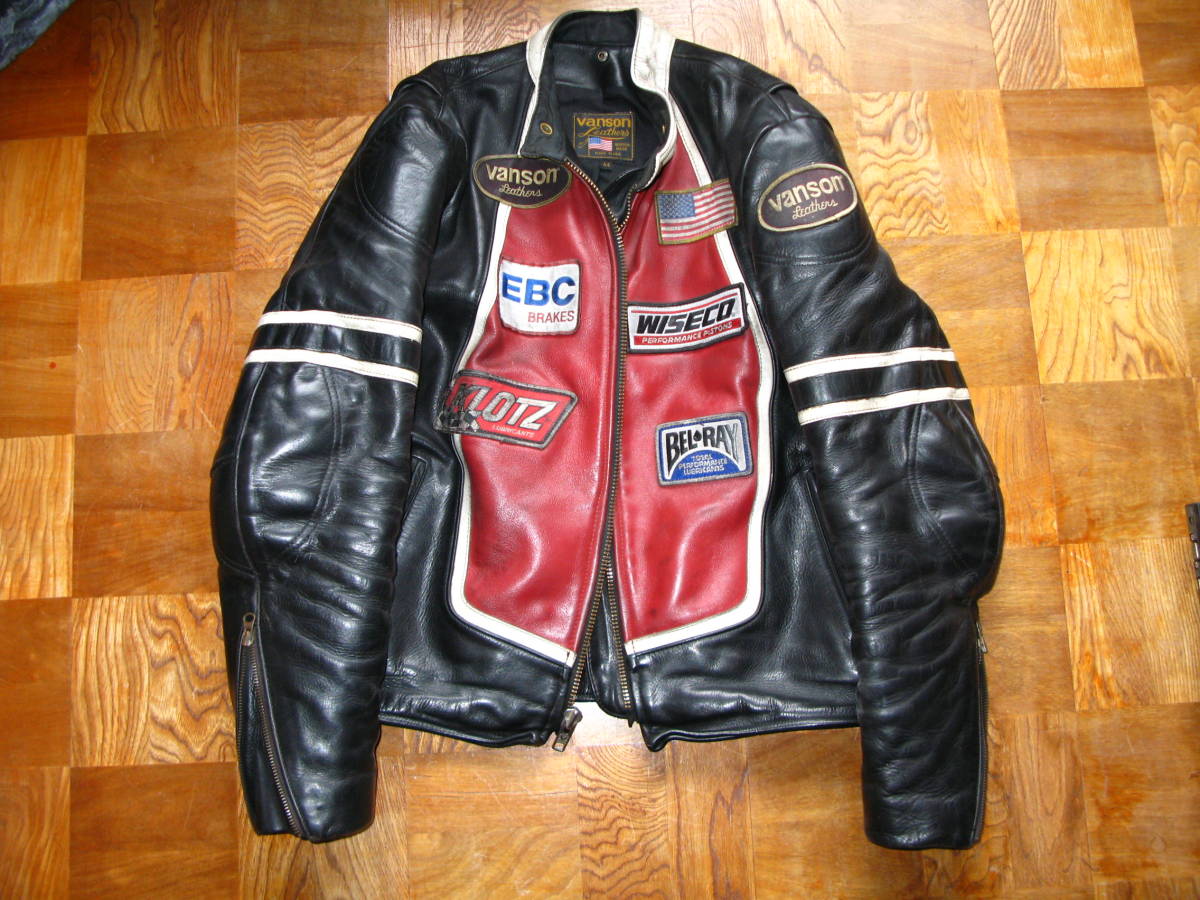 Yahoo!オークション - VANSON RJP サイズ44 バンソン レザー Yahoo!オークション - VANSON RJP サイズ44 バンソン レザー