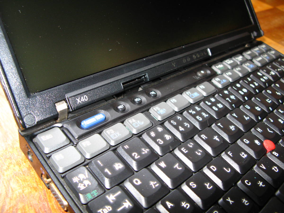 IBM ThinkPad X40_画像4