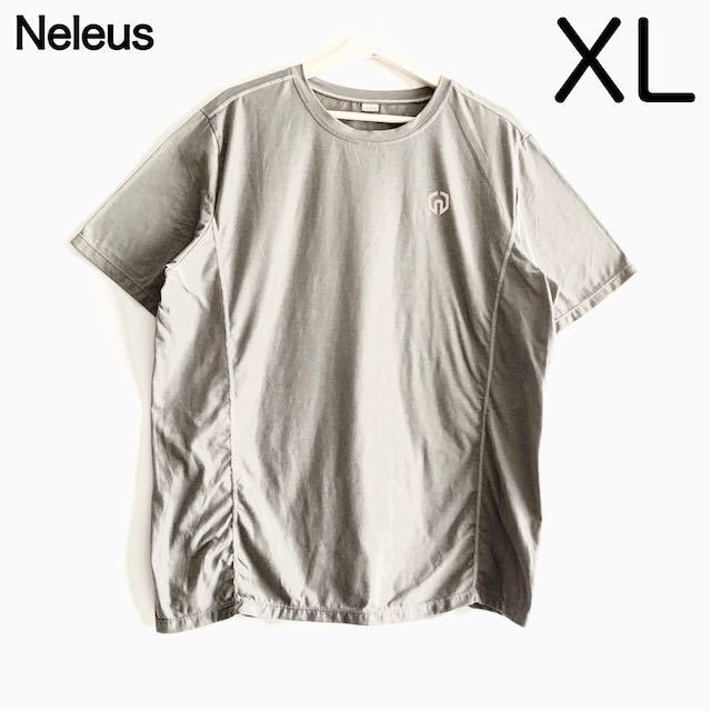 輸入古着 Neleus オーバーサイズ Tシャツ トレーニングウェア ワンポイントロゴ サイドシーム_画像1