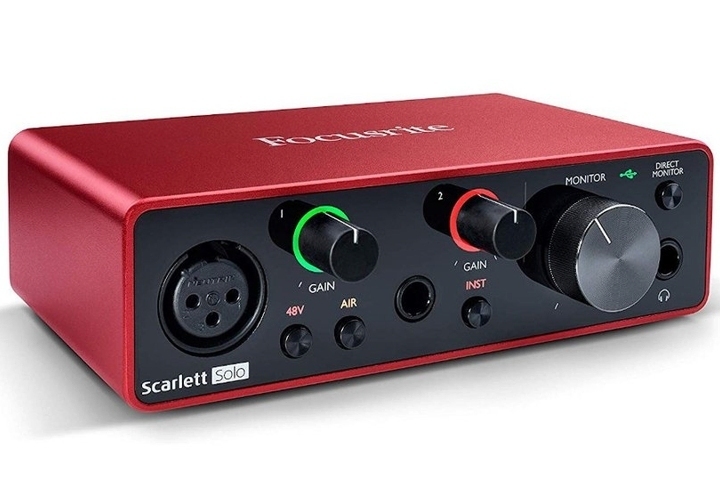 ◆ Focusrite Scarlett solo 3rd Gen フォーカスライト オーディオインターフェース 新品 送料無料_画像1