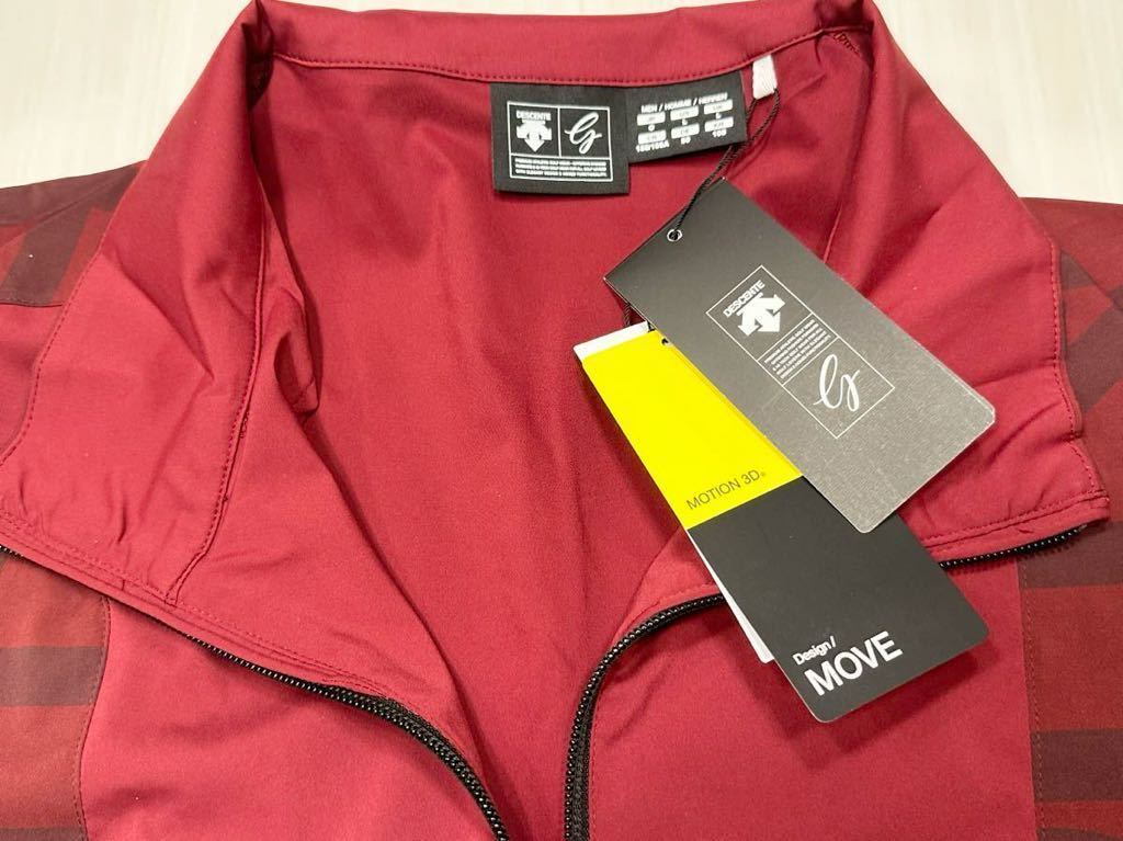 (送料無料)新品未使用品 DESCENTE デサント 高機能スポーツウェア メンズ ジップアップ ジャケット ☆サイズO 胸囲97〜103、身長177〜183_画像4