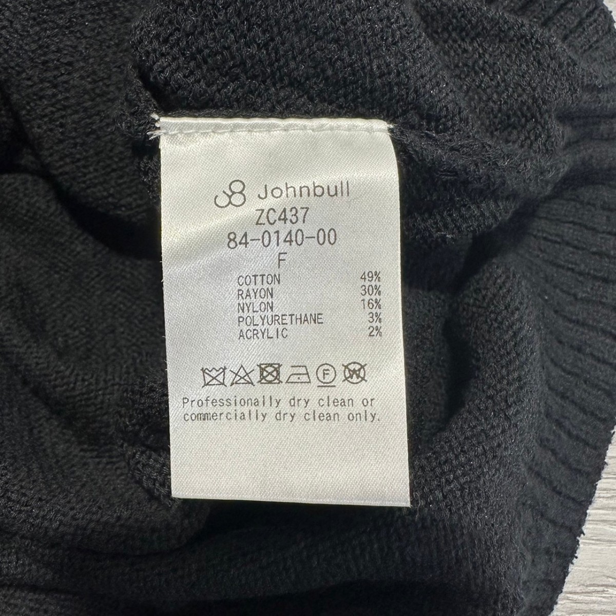 y102021m JOHNBULL セーター　ブラック　ふっくら袖　かわいい　おしゃれ　ZC437 _画像5