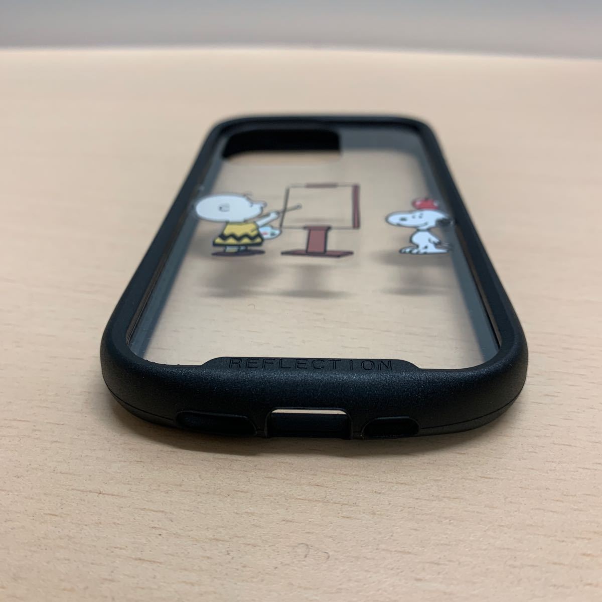 y022228m スヌーピー iPhone 14 Pro 用 ケース カバー クリア 背面透明 アクリル TPU耐衝撃 人気 黄ばみ無し 6.1インチ