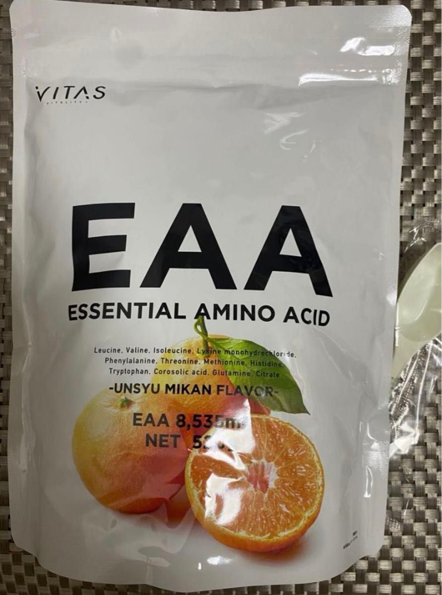 VITAS（バイタス）EAA みかん風味 520g 必須アミノ酸9種類配合