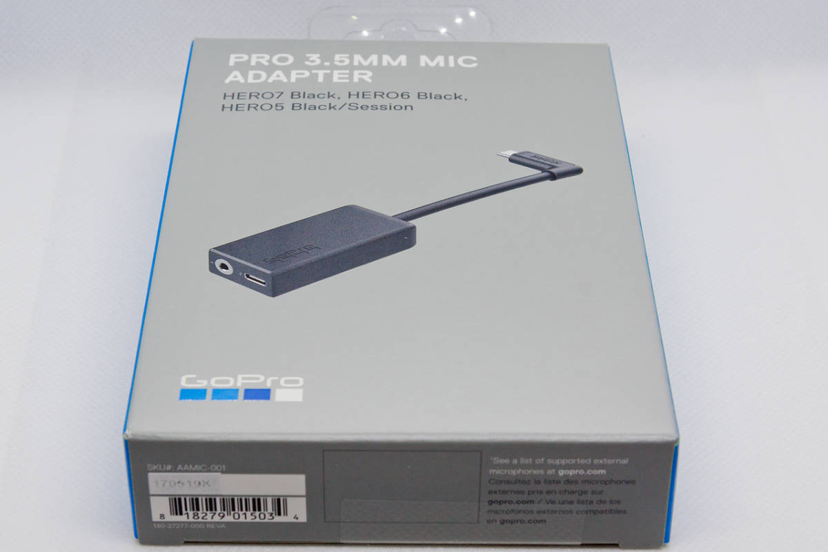 新品 未開封 未使用 GoPro 純正アクセサリ Pro 3.5 mm マイクアダプター AAMIC-001_画像5
