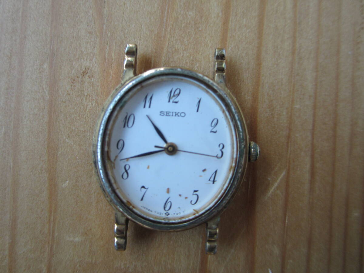 （動かない時計、貴重品）オリエント手巻き品、SEIKO初期クオーツマーク品　他4点セット_画像7