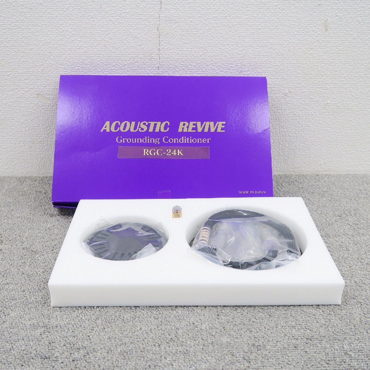 【未使用】Acoustic Revive RGC-24K グラウンディングコンディショナー アコースティックリバイブ @57386