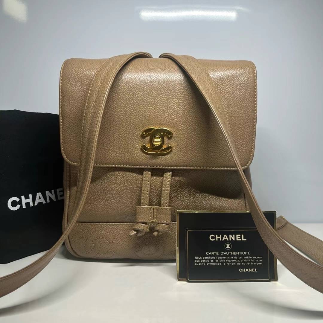 チャネル　Chanel 中古　キャビアスキン　リュック　_画像1