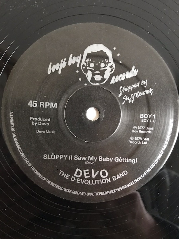 ■レアUKオリジ12■DEVO-ディーヴォ/(I CAN'T GET ME NO)SATISFACTION 1978年 英STIFF 音圧抜群 EX！の画像3