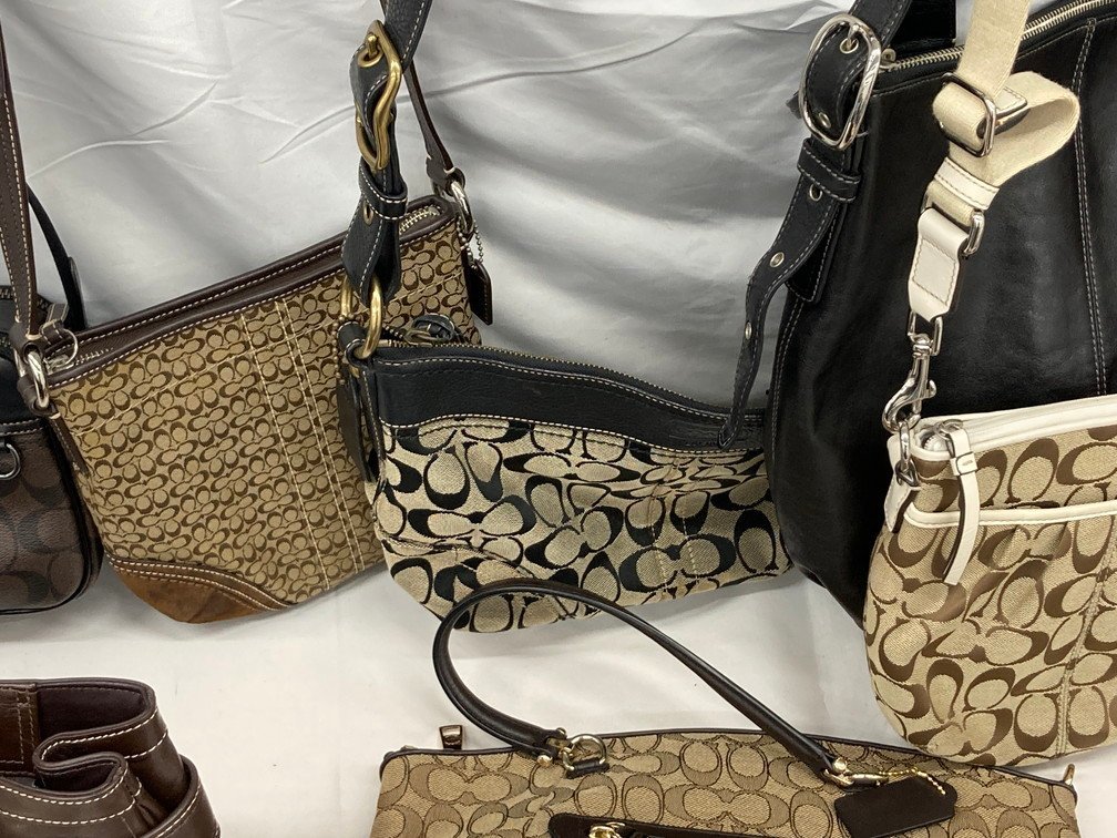 バッグ COACH コーチ シグネチャー バッグ ベルト ショルダーバッグ 他 おまとめ 【CBAF1008】_画像3