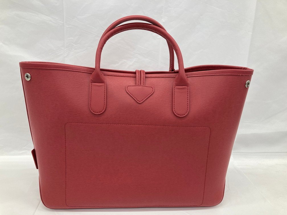 LONGCHAMP　ロンシャン　ロゾ　トートバッグ　保管袋付き【CBAI8064】_画像3