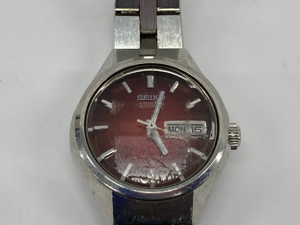 SEIKO　セイコー　オートマ　赤文字盤　593484　2706‐0250　稼働【CBAT7060】_画像1