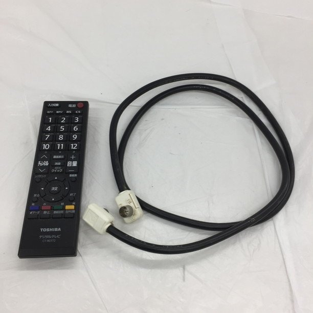 家電　TOSHIBA 東芝　液晶カラーテレビ　REGZA 19A2/デロンギ セラミックファンヒーター HFX30C11-W　2点 おまとめ【CBAC2006】_画像6