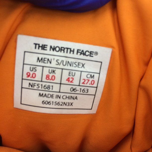 THE NORTH FACE ザ・ノース・フェイス ブーツ ヌプシブーティ NF51681 6061562N3X　27.0㎝【CABD5018】_画像8