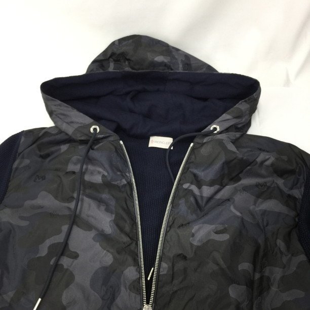 MONCLER モンクレール ジャケット カモフラージュ ハンガー付き サイズ：XL G10919B52315【CBAS5020】_画像3