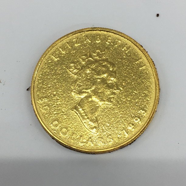 K24IG カナダ メイプルリーフ金貨 1oz 総重量31.2ｇ【CBAU4007】_画像1