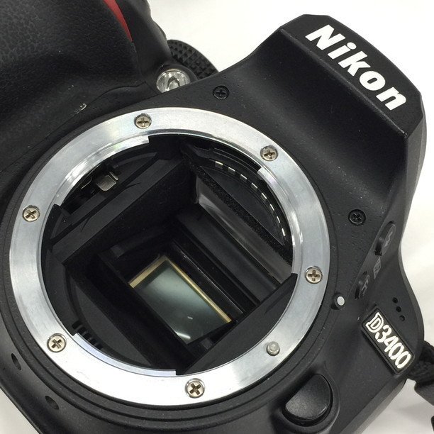 Nikon　ニコン　Nikon D3400 + AF-P DX NIKKOR 18-55/3.5-5.6 G VR　通電確認済み【CBAX4038】_画像6