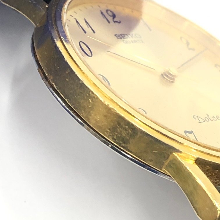 SEIKO　セイコー　腕時計　ドルチェ　14Ｋ刻印　7731-7000　総重量21.2g　稼働品【CABA6011】_画像7
