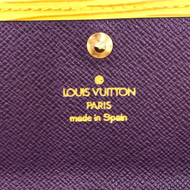 LOUIS VUITTON ルイヴィトン 長財布 エピ ポルトフォイユサラ M60319 CA1919　【CABB3054】_画像7