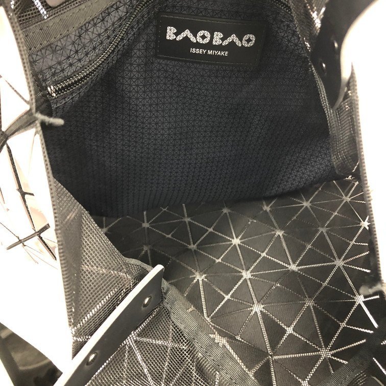 BAOBAO バオバオ トートバッグ イッセイミヤケ 紫系 【CABB9066】_画像6