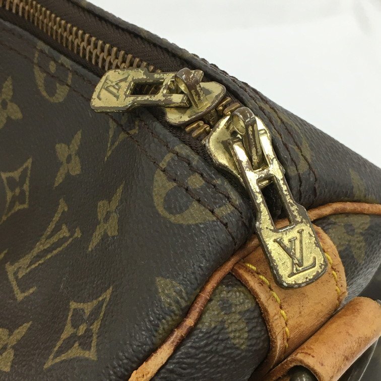 LOUIS VUITTON ルイヴィトン モノグラム キーポルバンドリエール50 M41416 V.I.883【CABD3027】_画像8