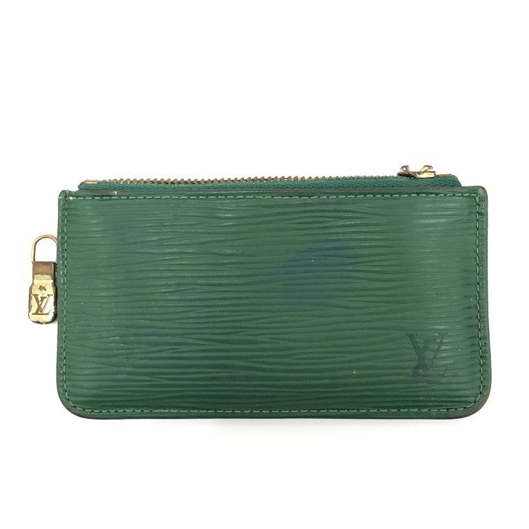 LOUIS VUITTON ルイヴィトン コインケース エピ 緑 CA0936【CBAD6012】_画像1