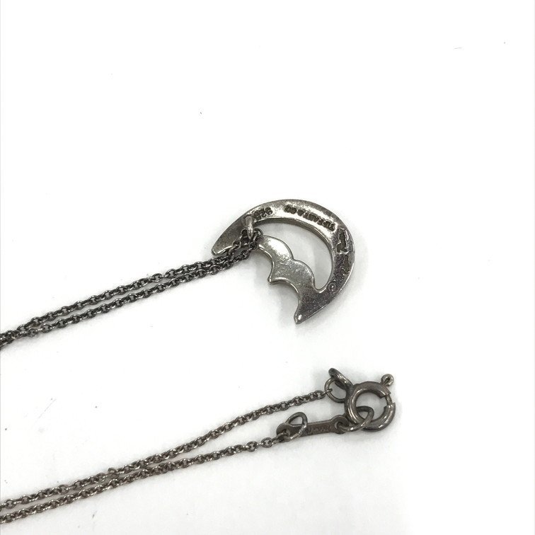 TIFFANY ティファニー ネックレス クレセントムーン 925刻印 2.7g【CBAD2064】_画像8