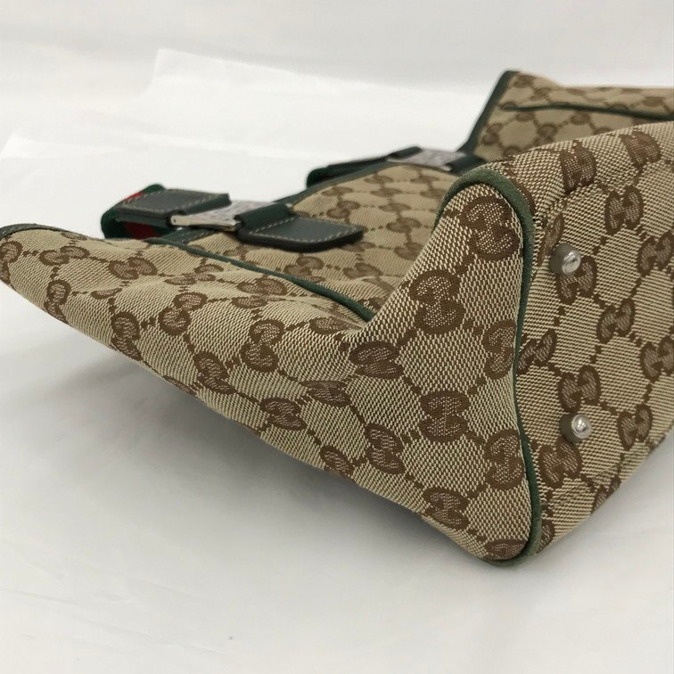 GUCCI グッチ トートバッグ GG シェリーライン 145810【CBAE3080】_画像4