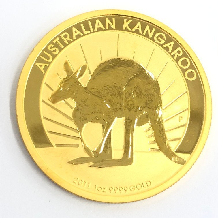 K24IG　オーストラリア　カンガルー金貨　1oz　2011　総重量31.2g【CBAM3017】_画像1