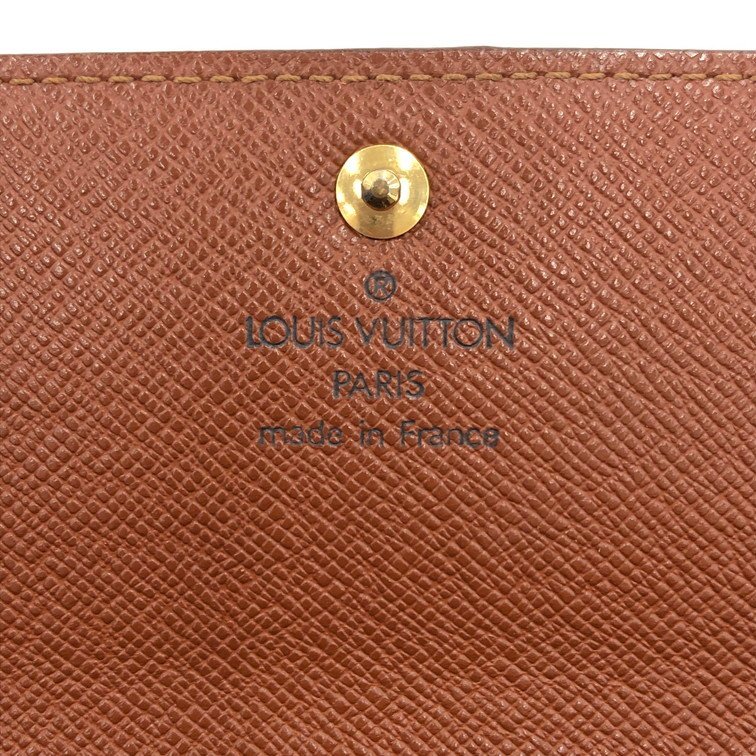 LOUIS VUITTON ルイヴィトン 長財布 モノグラム ポシェット ポルトモネクレディ M61725/TH1000【CBAJ3019】_画像7