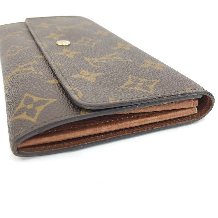 LOUIS VUITTON ルイヴィトン モノグラム ポシェット ポルト モネ クレディ M61723/883AN【CBAA6018】_画像4