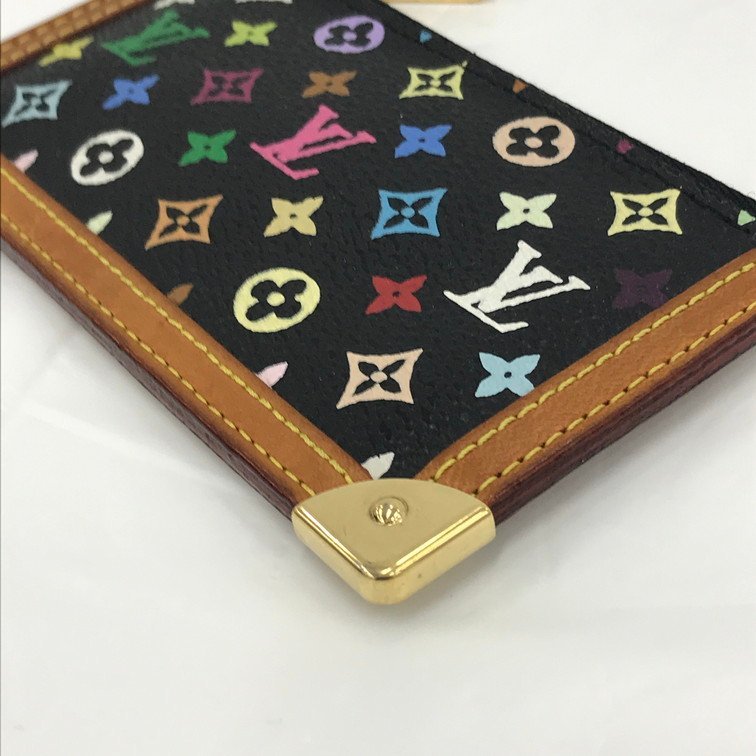 LOUIS VUITTON ルイ ヴィトン マルチカラー ポシェットクレ M92654 箱付き【CBAN2071】_画像5