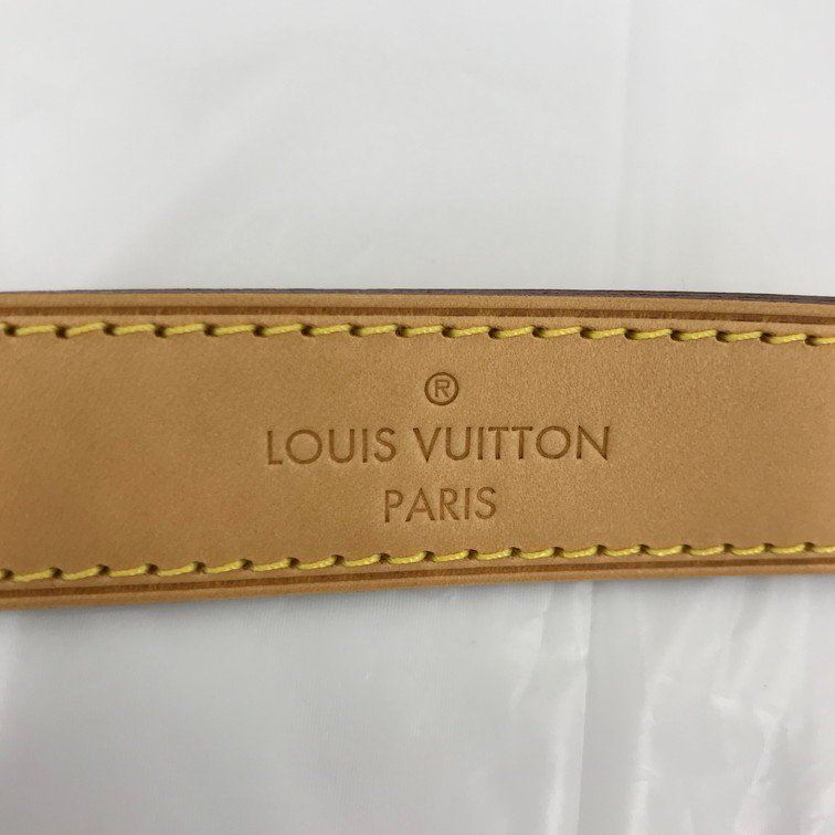 LOUIS VUITTON LV ルイヴィトン ショルダーストラップ ヌメ革 約83cm【CBAO3068】_画像5