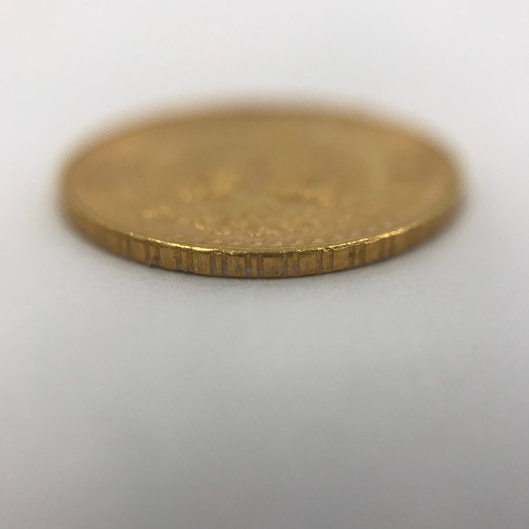 K21.6　金貨幣　メキシコ　2.5ペソ　重量2.2g【CBAS3062】_画像3