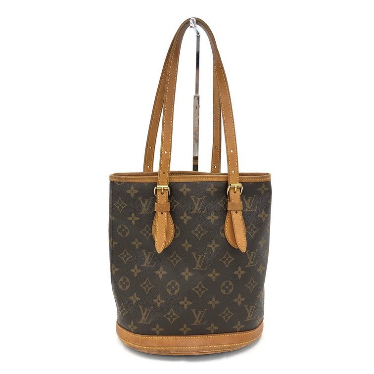 LOUIS VUITTON ルイヴィトン ショルダーバッグ モノグラム バケットGM M42236/VI1010【CBAR3005】_画像2