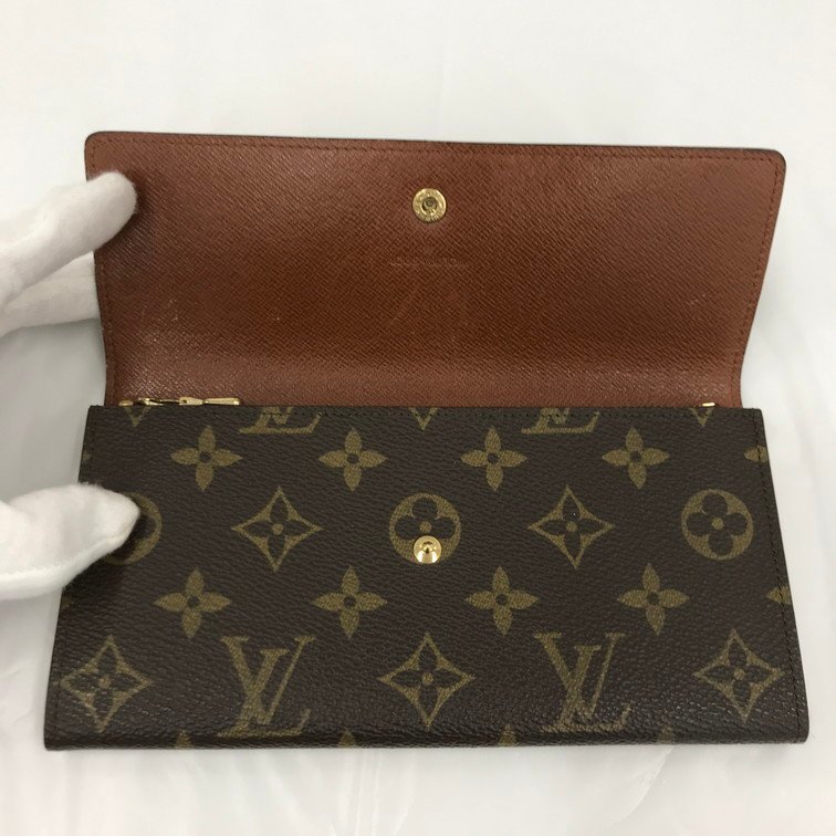 LOUIS VUITTON ルイヴィトン 長財布 モノグラム ポシェット ポルトモネクレディ M61723/AN0990【CBAS3012】_画像5