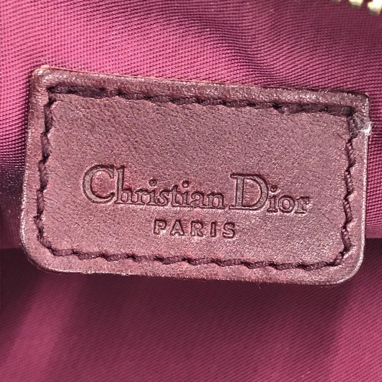 Christian Dior　クリスチャンディオール　トロッター　サドル　バッグ　MC0022【CBAV2027】_画像6