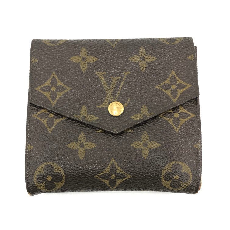 Louis Vuitton　ルイヴィトン　財布　モノグラム　旧 ポルトモネビエ カルトクレディ　M61660/AN0911【CBAT6022】_画像1