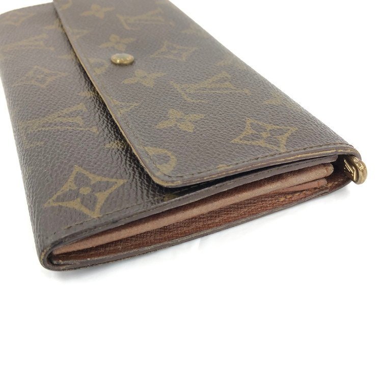 LOUIS VUITTON ルイヴィトン モノグラム ポルトフォイユサラ　長財布 M61734/AN0970【CBAU3047】_画像4