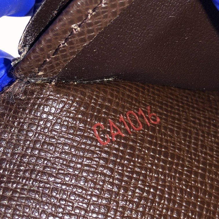 LOUIS VUITTON ルイヴィトン 長財布 ダミエ ポルトフォイユサラ N61734/CA1016【CBAW6016】_画像7