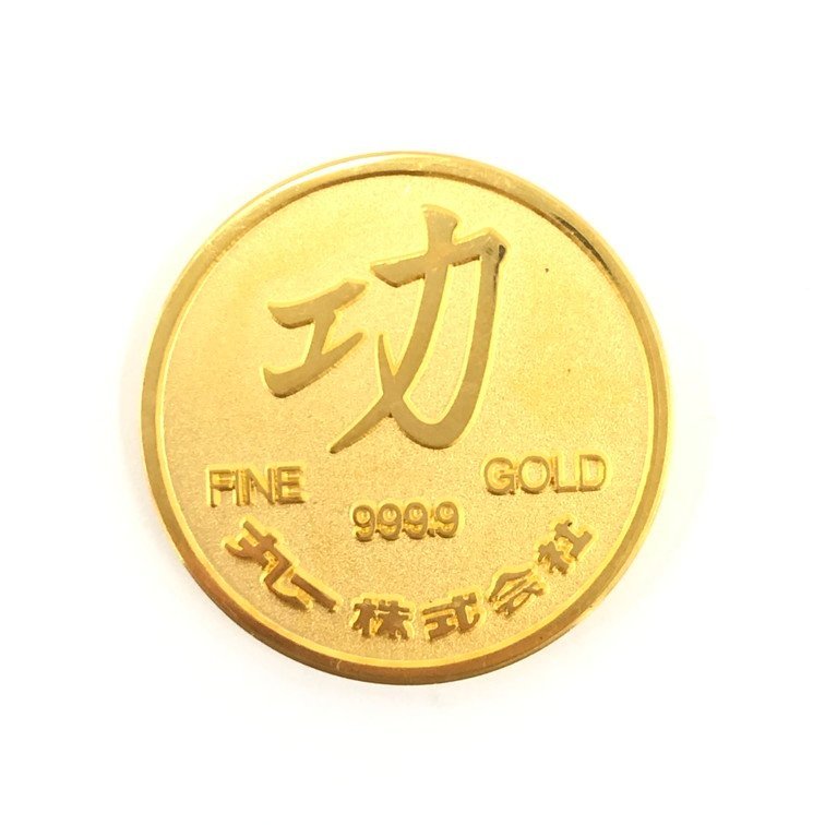 K24　純金メダル　999.9刻印　丸一株式会社　重量15.3g【CBAZ6036】_画像2