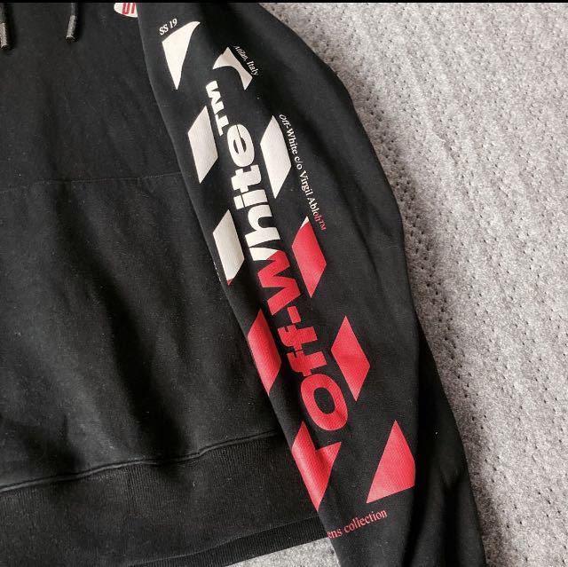 美品　19SS off-white オフホワイト　パーカー　L_画像4