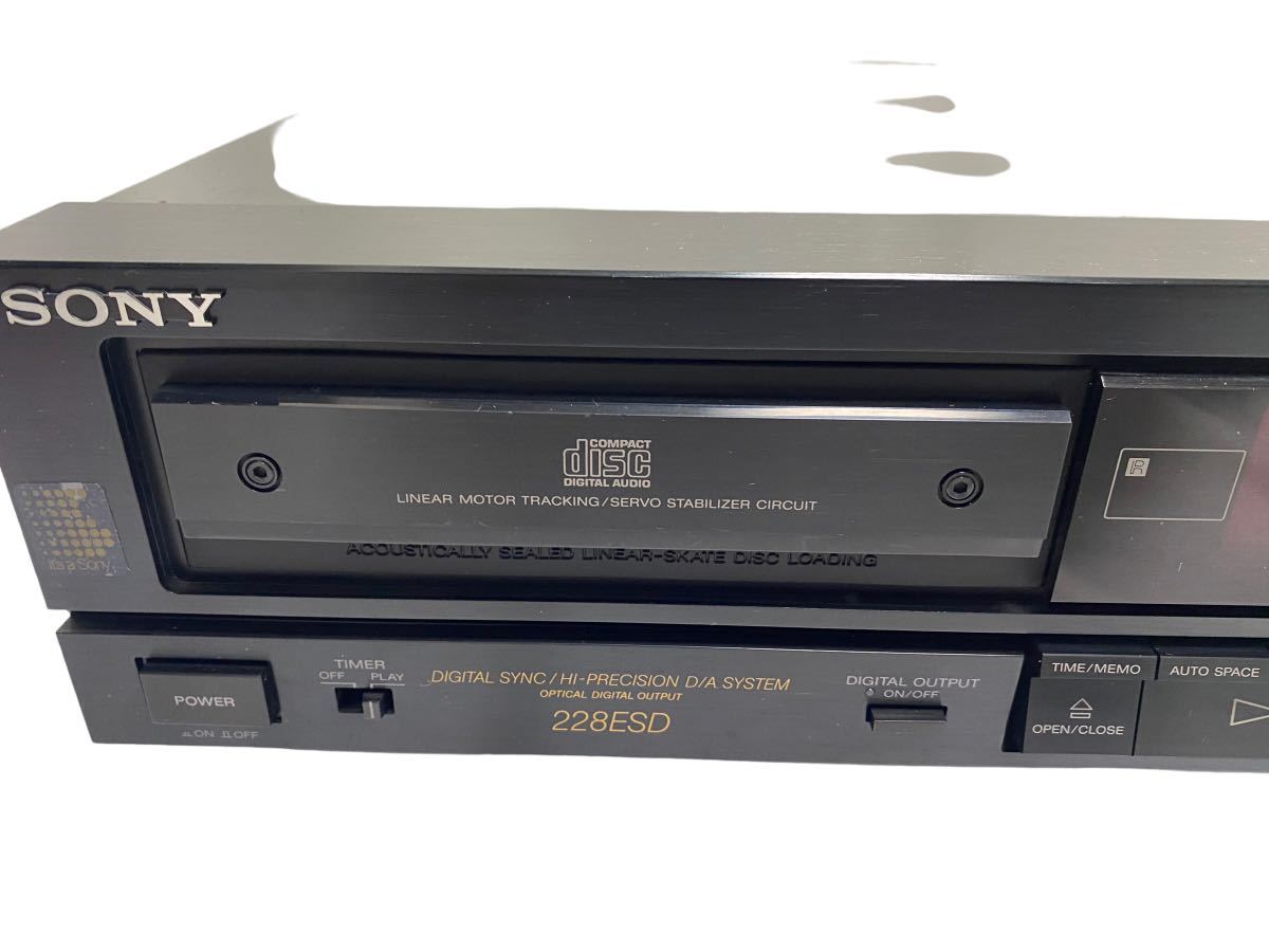 SONY CDP-228ESD CDプレーヤー コンパクトディスクプレーヤー CDプレイヤー _画像6