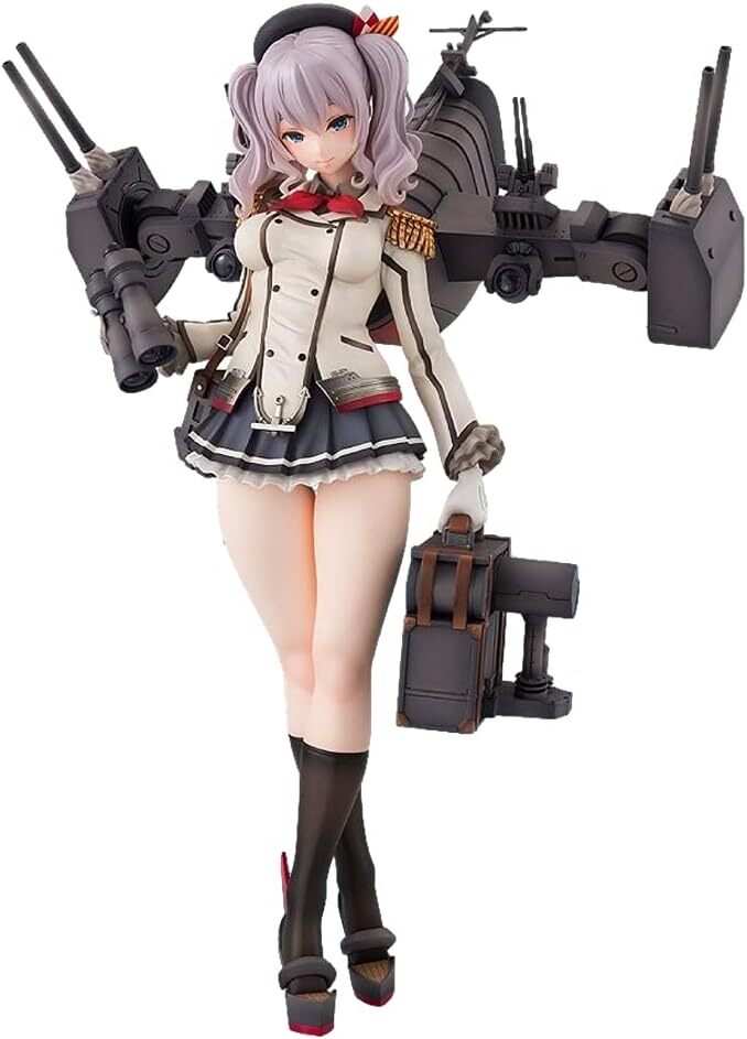 国内正規品　未開封　AMAKUNI 艦隊これくしょん -艦これ-　鹿島 限定版 フィギュア 鹿島ミリタリーワッペン付き_画像1