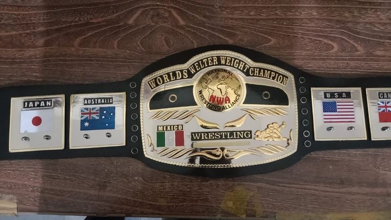 海外 送料込み 　高品質 　NWA World　 プロレス　レスリング　チャンピオンベルト_画像2