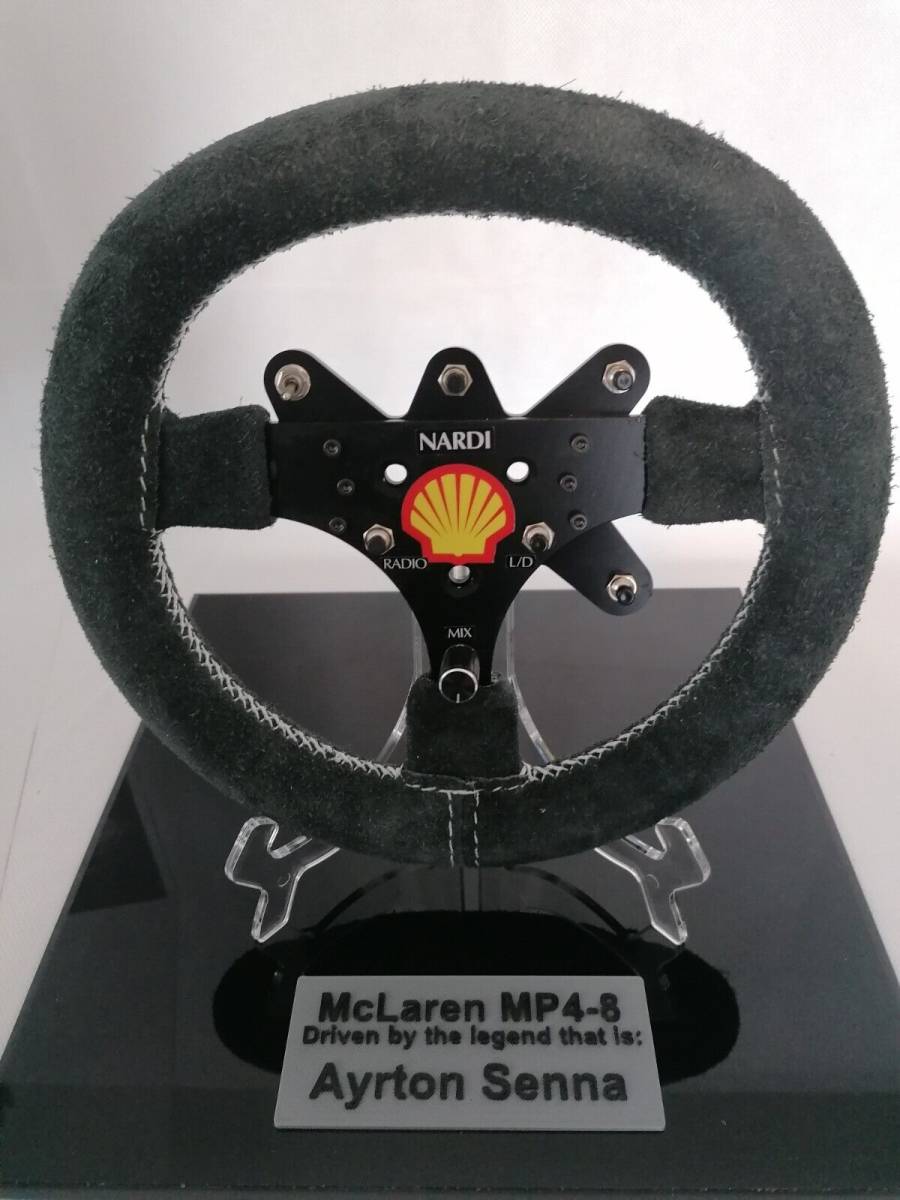 海外 送料込み 　高品質　アイルトン・セナ　F1　 Ayrton Senna_Alain Prost_Full Size Steering Wheel